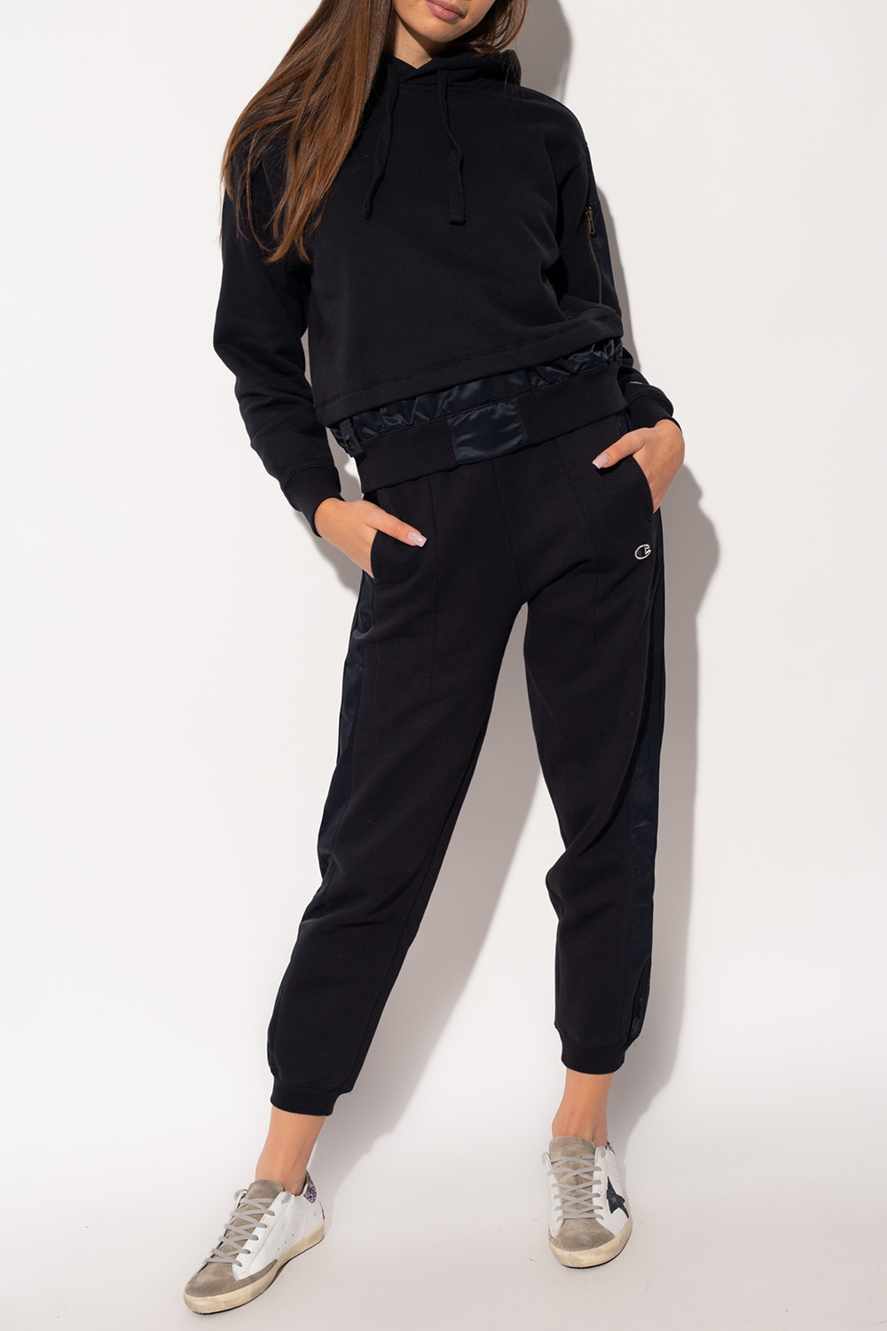 Champion sweatpants hot sale womens set